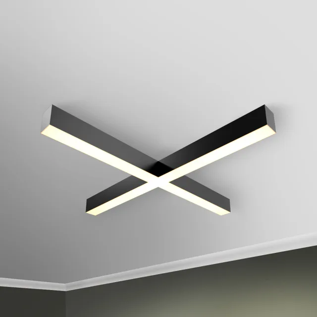 Серия фигурных LED светильников LBX-KRESCENT-N