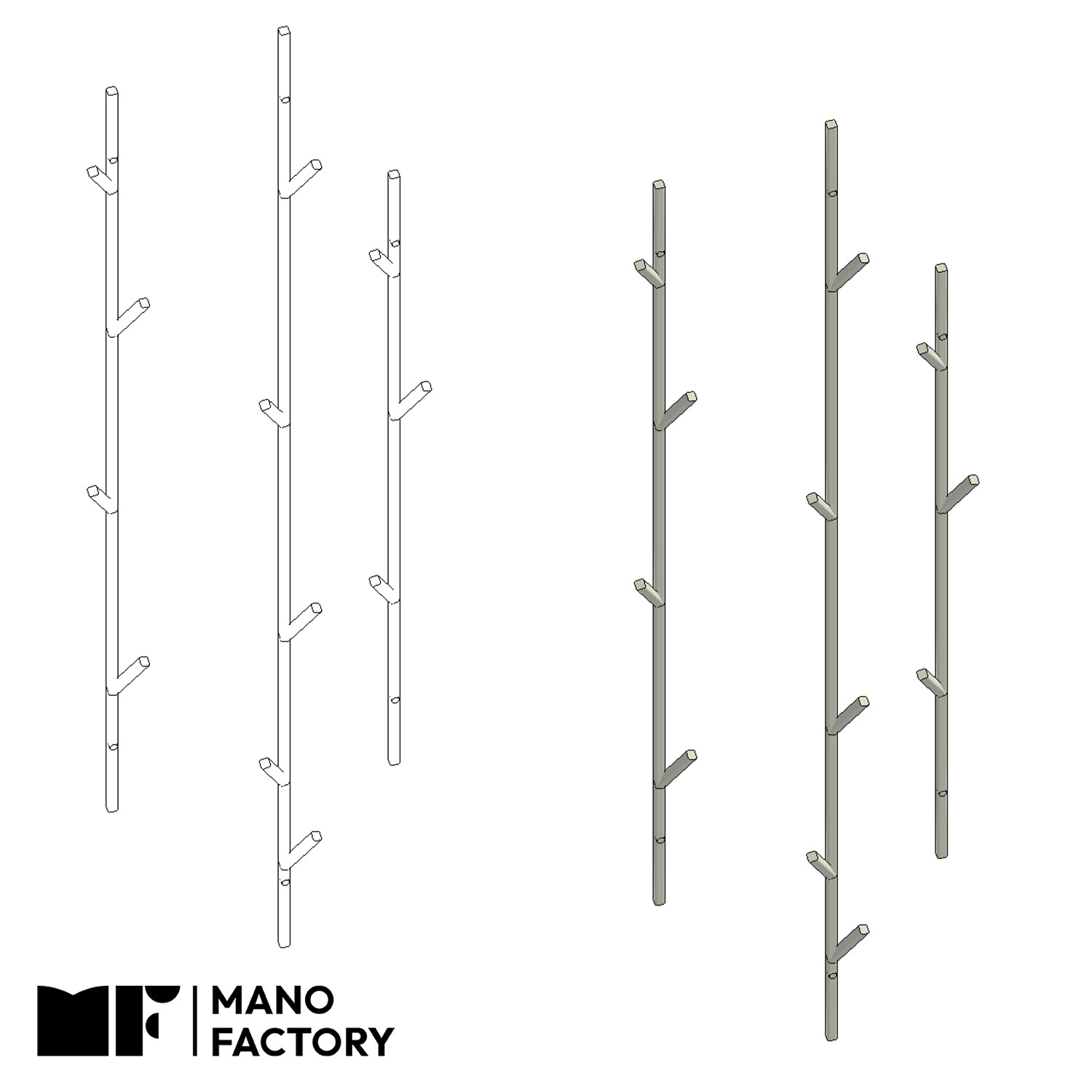 вешалка БЕРЕЗОВАЯ РОЩА от MANO FACTORY