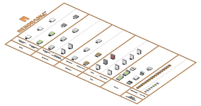 Пешеходная дорожка Evofast walkway PVC Tile