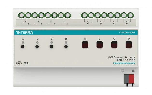 KNX контроллер балласта Interra - 4-канала