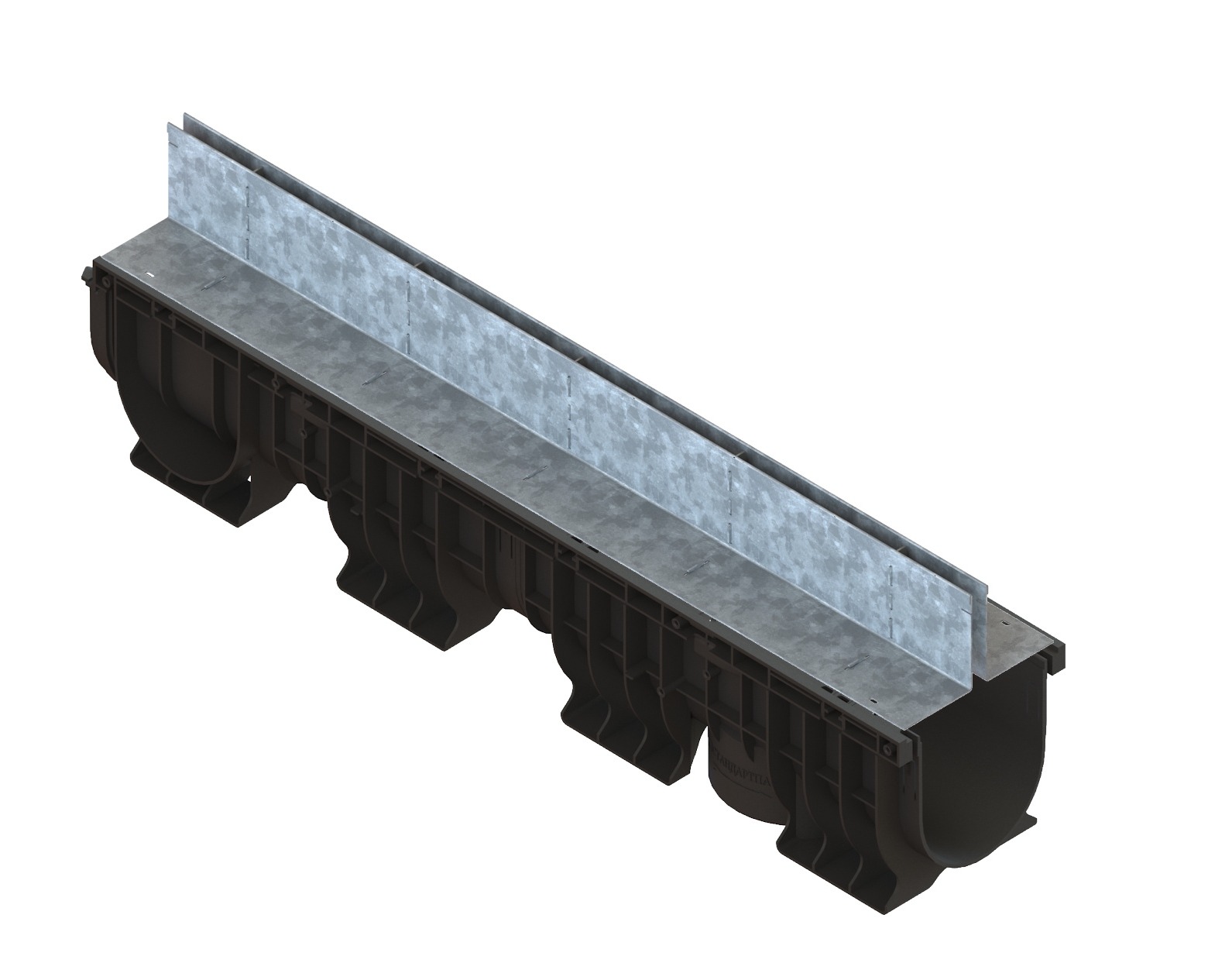Лоток водоотводный пластиковый PolyMax Basic DN150 h200