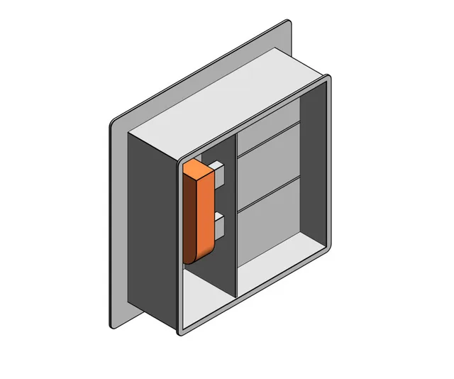 Клапан противопожарный КЛПм-1/2-(НЗ)-С-(ВН)-BF/BLE