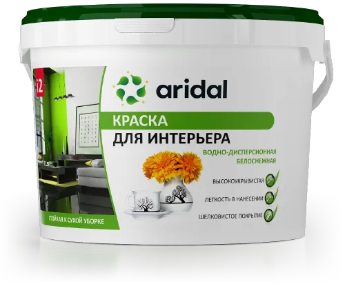Акриловая краска для интерьера ARIDAL i2