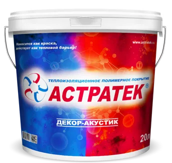 Теплоизоляционное покрытие АСТРАТЕК — декор акустик