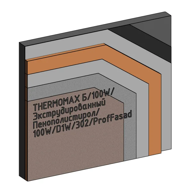 THERMOMAX 100W, Экструд.пен, 100W, D1W, 302, ProfFasad