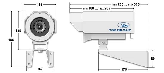 Телевизионная камера VNN-753-H2