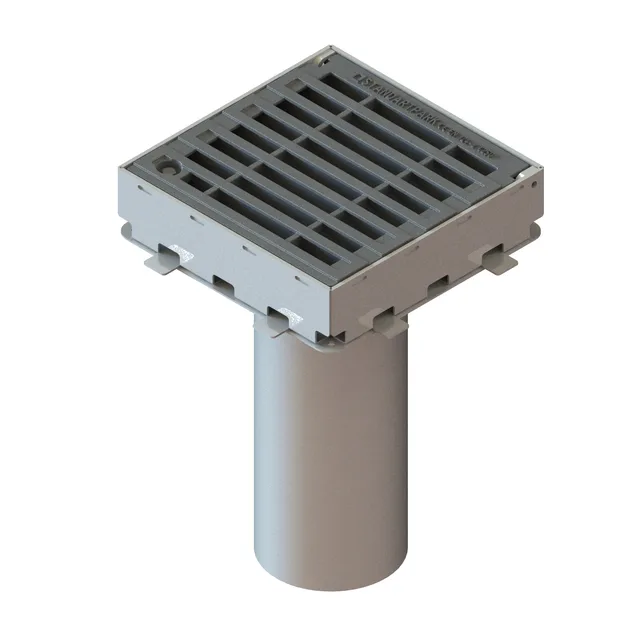 Трап из оцинкованной стали SteelMax DN330 с выпуском DN160