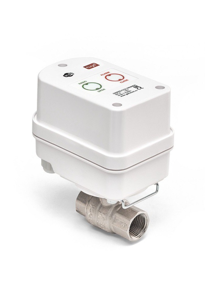 Кран G-LOCK с электроприводом Gidrolock Winner Radio WI-FI 