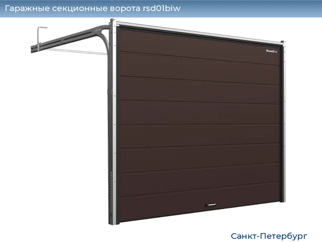 Секционные гаражные ворота DOORHAN RSD01 BIW