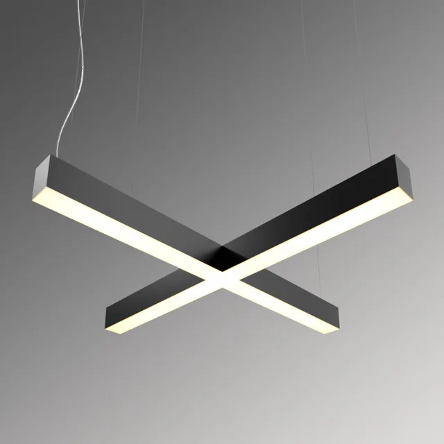 Серия фигурных LED светильников LBX-KRESCENT-P